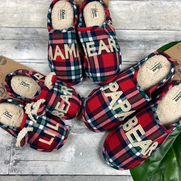 dearfoams Shoes Deluxe By Dearfoam Target Mama Bear Slippers Poshmark